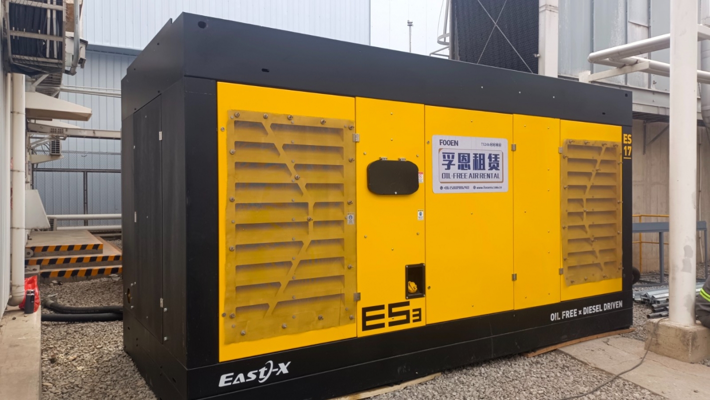 孚恩租賃-無油空壓機租賃項目現場圖2